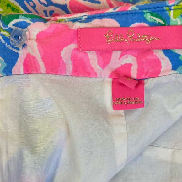 Lilly Pulitzer Zanzibar Blue Izzy Mini Skirt - Picture 11 of 15